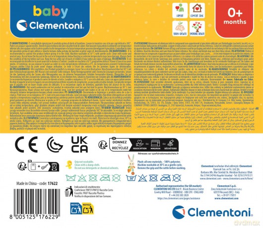 AS Baby Clementoni: Easy Peasy - Soft Bunny (1000-17622)