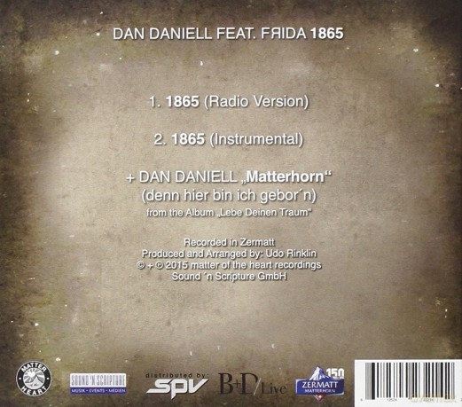 Dan Daniell: 1865 [CD]