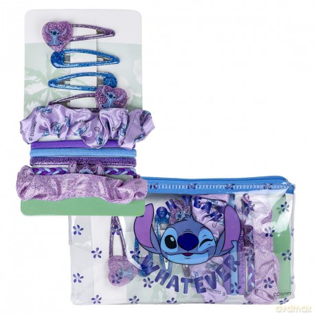 Cerda Beauty Disney: Stitch - Hair Accessories Set with Pouch (2500002676)