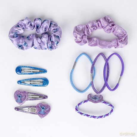 Cerda Beauty Disney: Stitch - Hair Accessories Set with Pouch (2500002676)