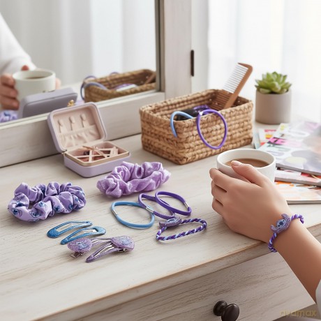 Cerda Beauty Disney: Stitch - Hair Accessories Set with Pouch (2500002676)