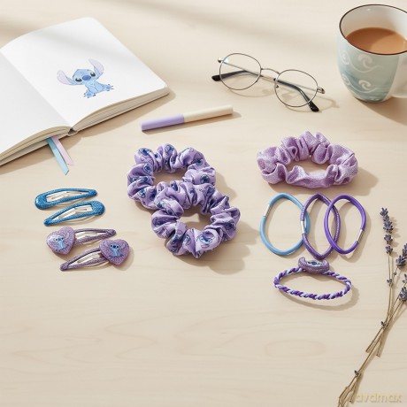 Cerda Beauty Disney: Stitch - Hair Accessories Set with Pouch (2500002676)