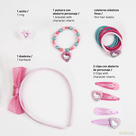 Cerda Beauty Sanrio: Hello Kitty - Accessories Set (12pcs) (2500003229)