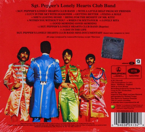 The Beatles: Sgt Pepper's Lonely Hearts Club Band (Remastered) (ecopack) [CD]