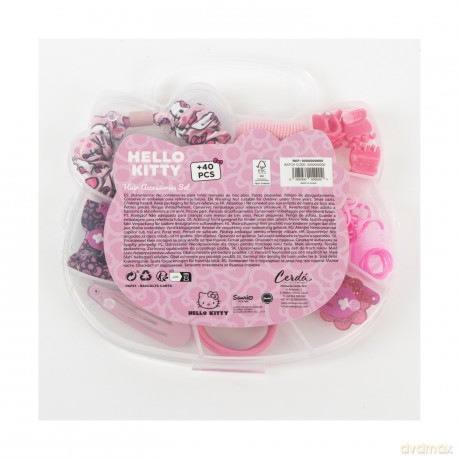Cerda Beauty: Hello Kitty - Zestaw akcesoriów do włosów1 (40 el) (2500003770)