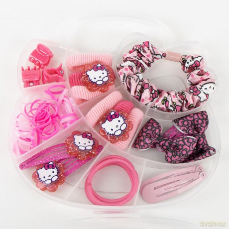 Cerda Beauty: Hello Kitty - Zestaw akcesoriów do włosów1 (40 el) (2500003770)