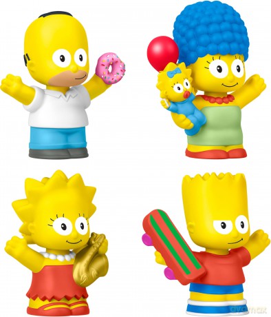 Fisher-Price: Little People - The Simpsons 4 Figures (HXM72)