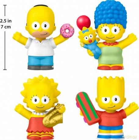 Fisher-Price: Little People - The Simpsons 4 Figures (HXM72)