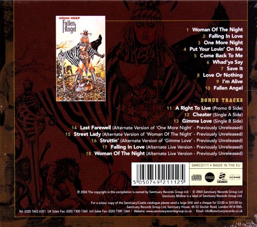Uriah Heep: Fallen Angel [CD]