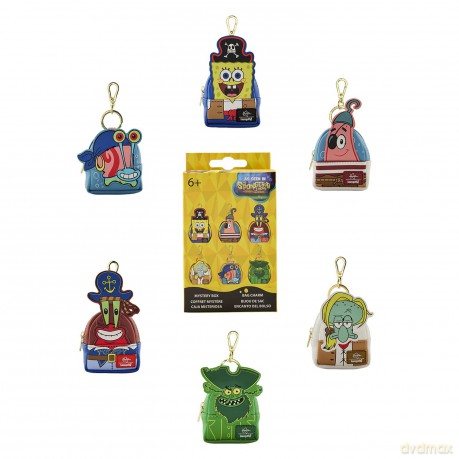 Loungefly Nickelodeon: Spongebob Squarepants Mystery Mini Backpack Bag Charms - Eaches (NICBC0002-EA)