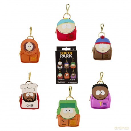 Loungefly: South Park Mystery Mini Backpack Bag Charms Eaches (SPABC0001-EA)