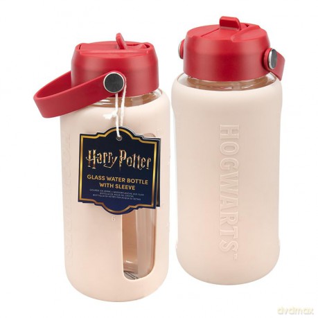 Paladone: Harry Potter - Glass Water Bottle with Sleeve (PP16080HP)
