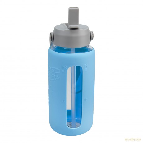 Paladone: Minecraft - Glass Water Bottle with Sleeve (PP16082MCF)