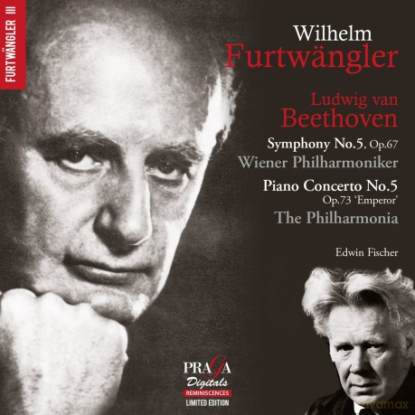 Edwin Fischer: Beethoven: Piano Concerto No.5 Op. 73 \'Emperor\'; Symphony No.5 [CD]