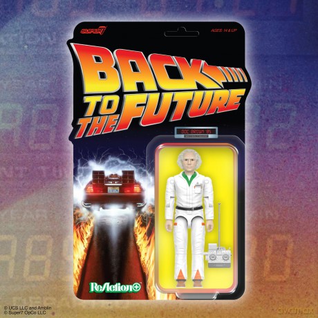 Back To The Future ReAction+ Action Figure Wave 01 Doc Brown '85