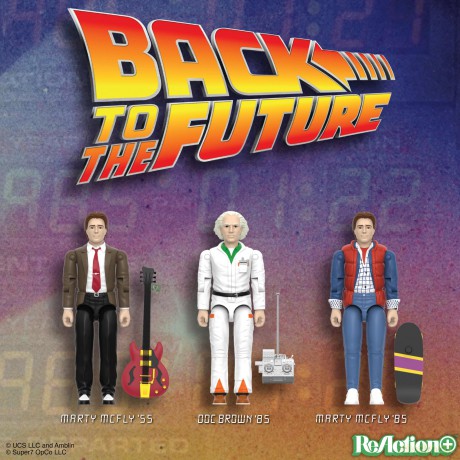 Back To The Future ReAction+ Action Figure Wave 01 Marty McFly '85