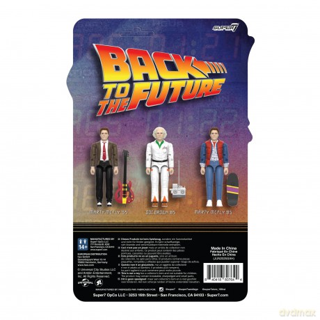 Back To The Future ReAction+ Action Figure Wave 01 Marty McFly '85