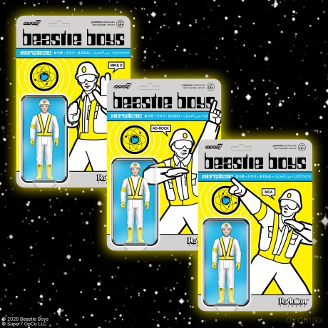 Beastie Boys ReAction Action Figure Wave 04 MCA (Intergalactic Crossing Guard)