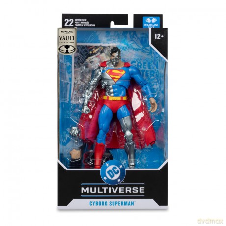 DC Multiverse McFarlane Vault Collection Action Figure Cyborg Superman (Revenge of the Green Lanterns) 18 cm