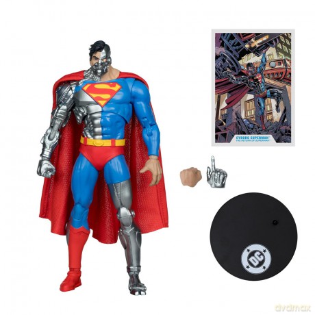 DC Multiverse McFarlane Vault Collection Action Figure Cyborg Superman (Revenge of the Green Lanterns) 18 cm