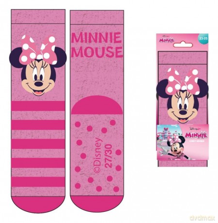 Disney Cozy Anti-Slip Socks Minnie Mouse 27-34