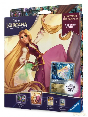 Disney Lorcana TCG Collector's Starter Set Rapunzel Edition German Version