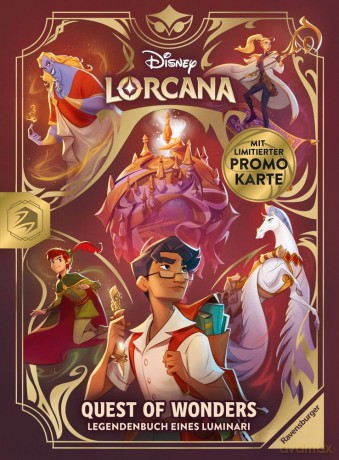 Disney Lorcana TCG Quest of Wonders - Legendenbuch eines Illuminari German Version