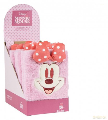 Disney Plush Notebook Minnie Mouse