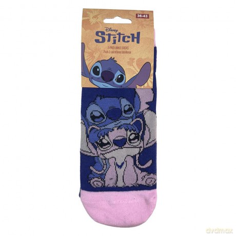 Disney Socks 2-Pack Stitch Short 36-43