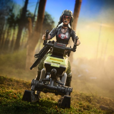 G.I. Joe Classified Series Action Figure and Vehicle Set #194 Zanya and Dreadnok Chameleon (Swamp Skier) 15 cm