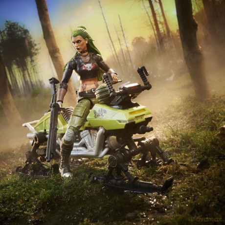 G.I. Joe Classified Series Action Figure and Vehicle Set #194 Zanya and Dreadnok Chameleon (Swamp Skier) 15 cm