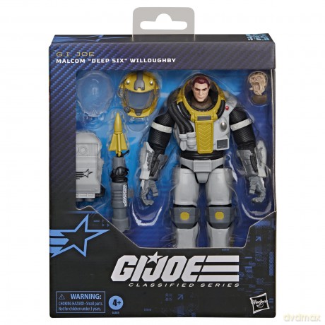 G.I. Joe Classified Series Deluxe Action Figure #206 Malcom "Deep Six" Willoughby 15 cm