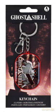 Ghost in the Shell Metal Keychain Armed Motoko 14 cm