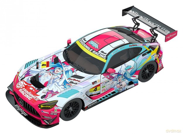 Hatsune Miku GT Project Vehicle 1/64 AMG 2024 Season Opening Ver. 7 cm