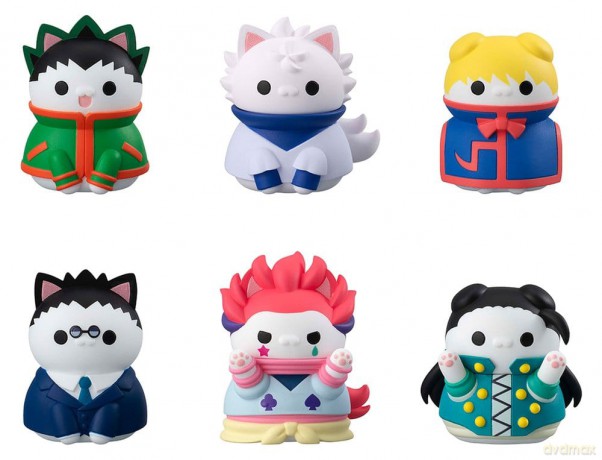 Hunter x Hunter Mega Cat Project Mini Figures Nyanter x Nyanter Hunter x Cat 3 cm Blind Box