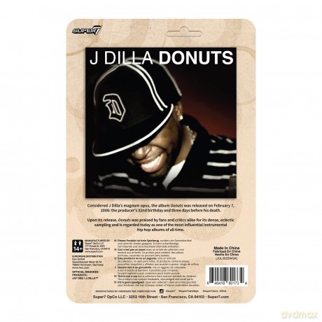 J Dilla ReAction Action Figure Wave 02 J Dilla Donuts