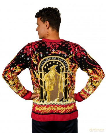 Lord of the Rings Christmas Sweater Balrog Size M