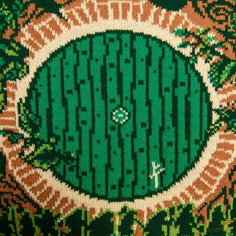Lord of the Rings Christmas Sweater The Shire Size L