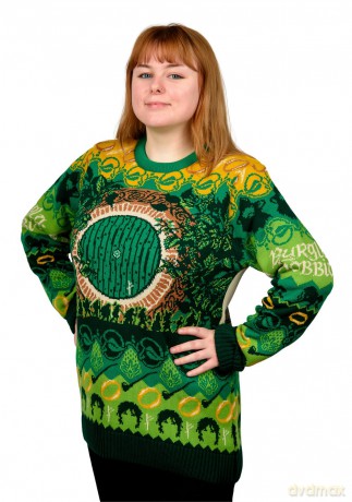 Lord of the Rings Christmas Sweater The Shire Size XL