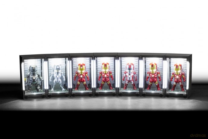 Marvel Mini Egg Mini Figures Iron Man Hall of Armor Blind Box 8 cm