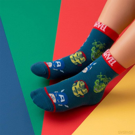Marvel Socks 2-Pack Short 38-45