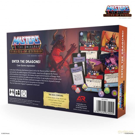 Masters of the Universe Board Game Expansion Fields of Eternia - Enter the Dragons! English Version