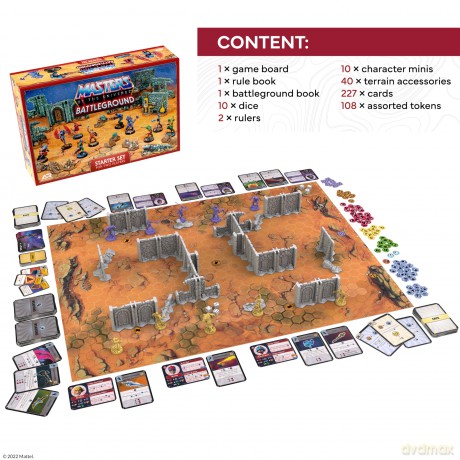 Masters of the Universe: Battleground Miniatures Game Starter Set English Version