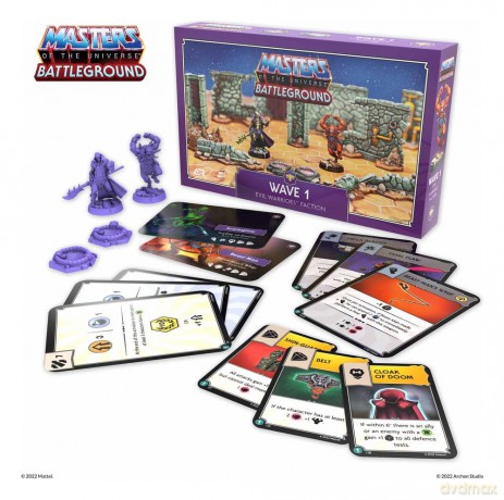 Masters of the Universe: Battleground Miniatures Game Wave 1: Evil Warriors Faction Spanish Version