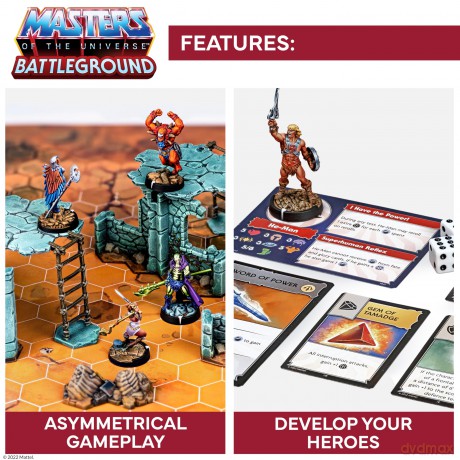 Masters of the Universe: Battleground Miniatures Game Wave 1: Masters of the Universe Faction English Version