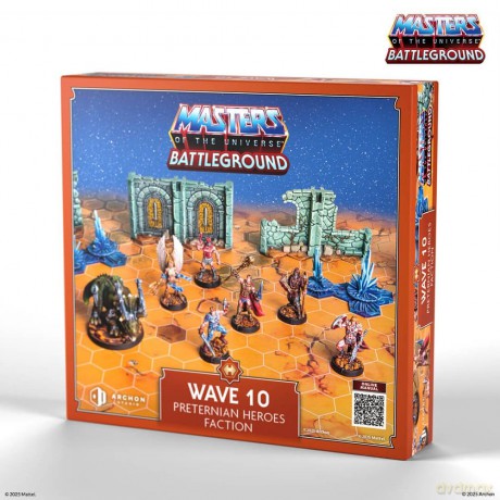Masters of the Universe: Battleground Miniatures Game Wave 10: Preternian Heroes Faction Italian Version
