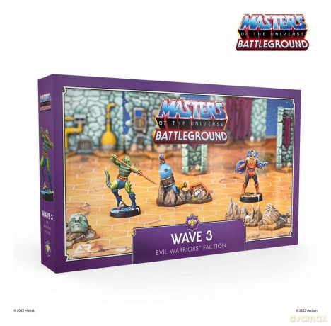 Masters of the Universe: Battleground Miniatures Game Wave 3: Evil Warriors Faction English Version
