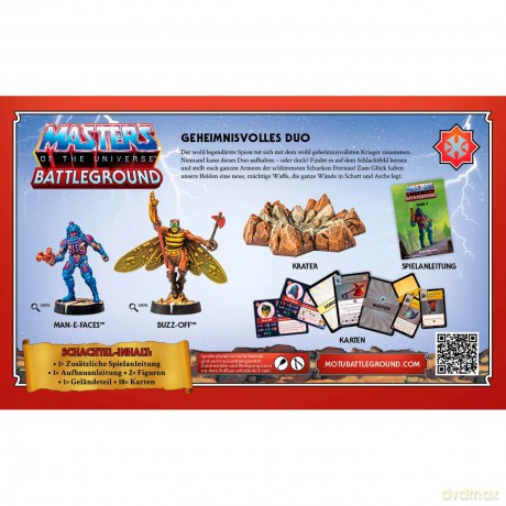 Masters of the Universe: Battleground Miniatures Game Wave 3: Masters of the Universe Faction German Version
