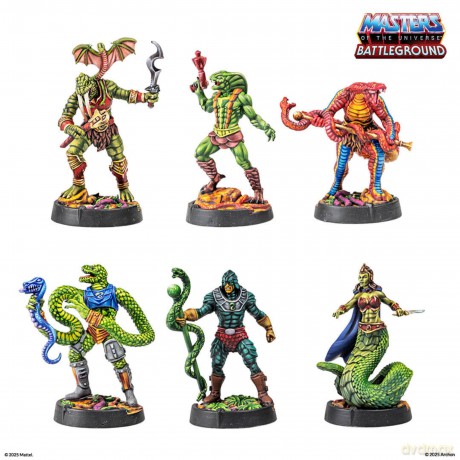 Masters of the Universe: Battleground Miniatures Game Wave 8: Snake Men Faction English Version