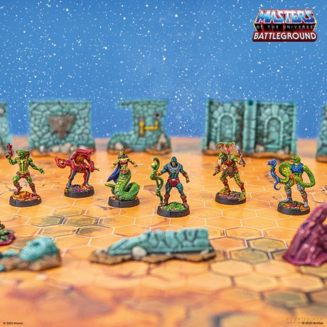 Masters of the Universe: Battleground Miniatures Game Wave 8: Snake Men Faction English Version